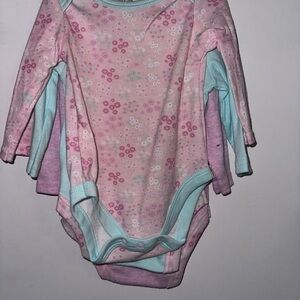 MiniBean Floral Baby Onesie